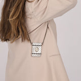 Ultra - Rare Chanel Metal Cardholder on Chain - FashioNica