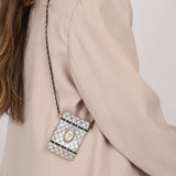 Ultra - Rare Chanel Metal Cardholder on Chain - FashioNica