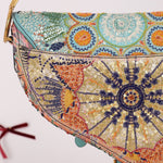 Ultra - Rare Dior 2020 "Dior in Lights" Sequin Beaded Saddle Bag - FashioNica