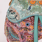 Ultra - Rare Dior 2020 "Dior in Lights" Sequin Beaded Saddle Bag - FashioNica