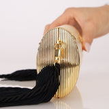 Ultra - Rare Fendi 1960s Gold Roma Coin Clasp Clutch - FashioNica