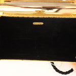 Ultra - Rare Fendi 1960s Gold Roma Coin Clasp Clutch - FashioNica
