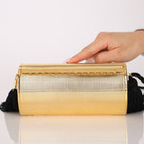 Ultra - Rare Fendi 1960s Gold Roma Coin Clasp Clutch - FashioNica