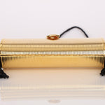 Ultra - Rare Fendi 1960s Gold Roma Coin Clasp Clutch - FashioNica