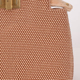 Ultra - Rare Fendi 2021 Haute Couture Light Pink Pearl and Velvet Small Peekaboo - FashioNica