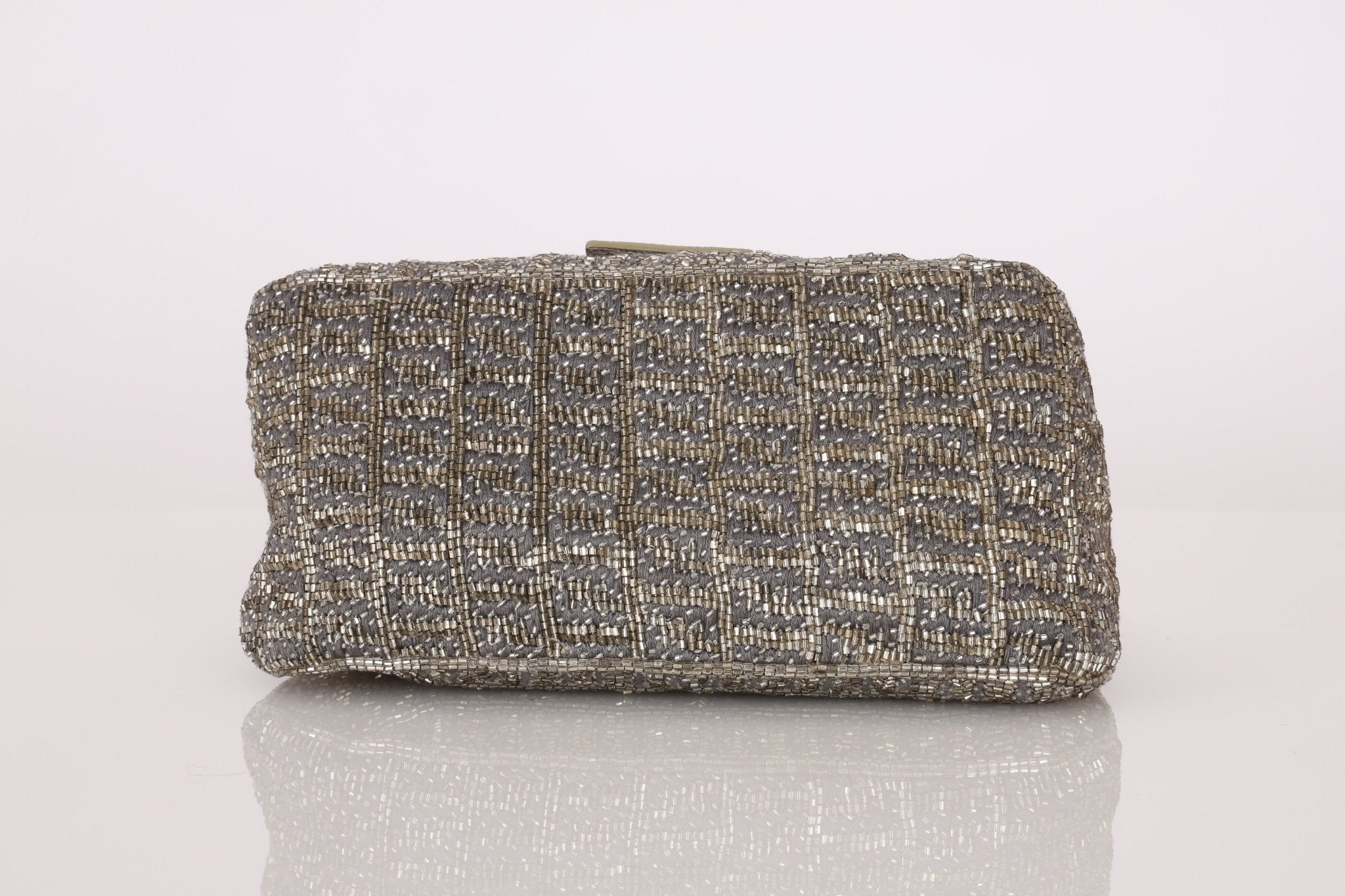 Ultra - Rare Fendi Beaded & Lizard Mini Mamma Baguette - FashioNica