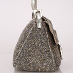 Ultra - Rare Fendi Beaded & Lizard Mini Mamma Baguette - FashioNica
