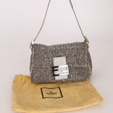 Ultra - Rare Fendi Beaded & Lizard Mini Mamma Baguette - FashioNica