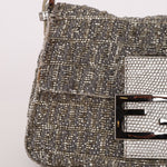 Ultra - Rare Fendi Beaded & Lizard Mini Mamma Baguette - FashioNica