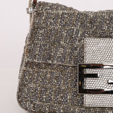 Ultra - Rare Fendi Beaded & Lizard Mini Mamma Baguette - FashioNica