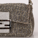 Ultra - Rare Fendi Beaded & Lizard Mini Mamma Baguette - FashioNica