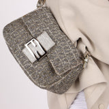 Ultra - Rare Fendi Beaded & Lizard Mini Mamma Baguette - FashioNica