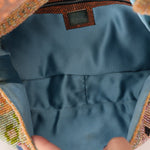 Ultra - Rare Fendi Beaded Lizard - Trimmed Baguette - FashioNica