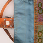 Ultra - Rare Fendi Beaded Lizard - Trimmed Baguette - FashioNica