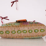 Ultra - Rare Fendi Beaded Lizard - Trimmed Baguette - FashioNica