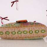 Ultra - Rare Fendi Beaded Lizard - Trimmed Baguette - FashioNica