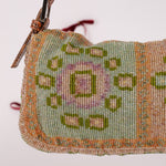 Ultra - Rare Fendi Beaded Lizard - Trimmed Baguette - FashioNica