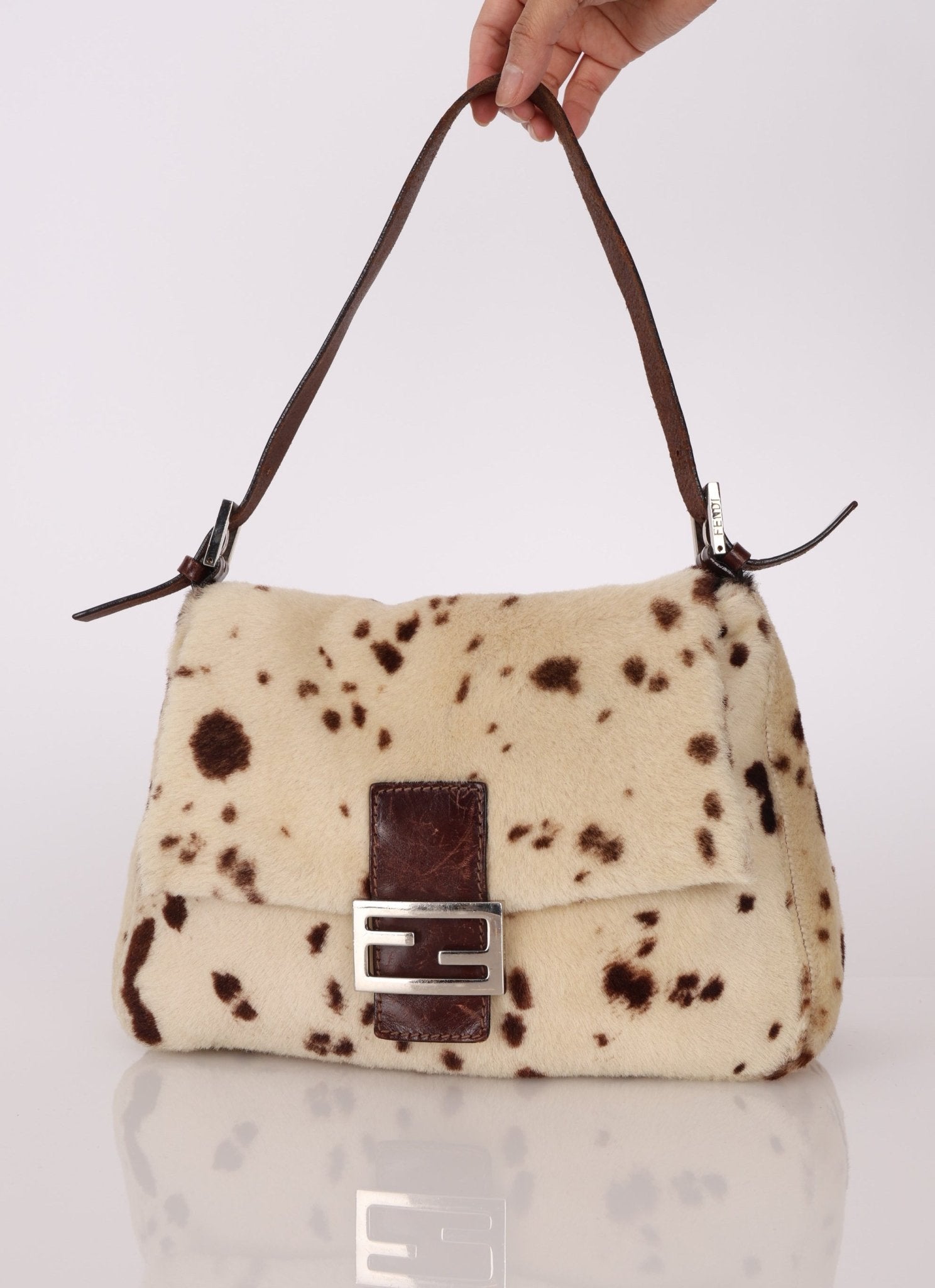 Ultra - Rare Fendi Dalmatian Mamma Baguette SHW - FashioNica