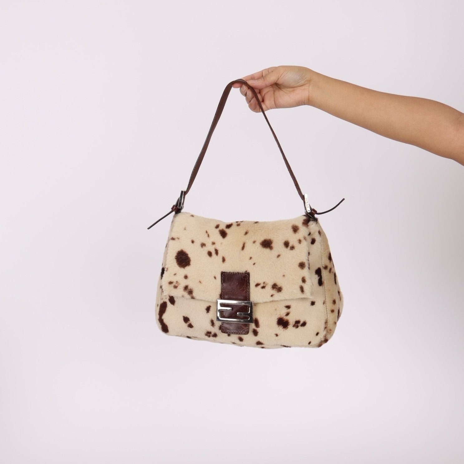 Ultra - Rare Fendi Dalmatian Mamma Baguette SHW - FashioNica