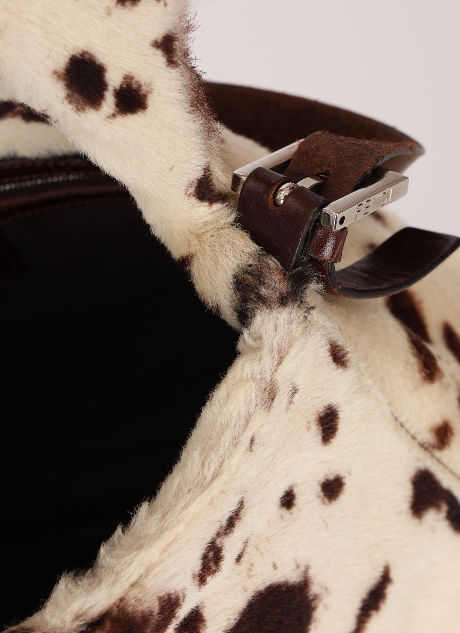Ultra - Rare Fendi Dalmatian Mamma Baguette SHW - FashioNica