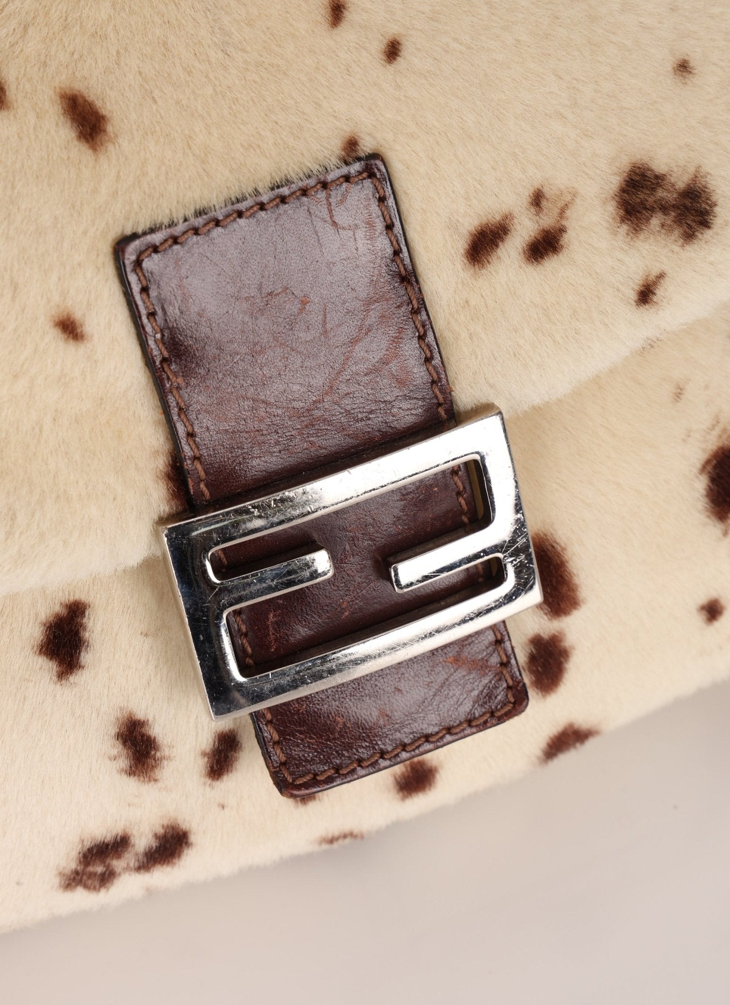 Ultra - Rare Fendi Dalmatian Mamma Baguette SHW - FashioNica