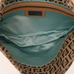 Ultra - Rare Fendi Double Flap Rhinestone Zucchino Baguette - FashioNica