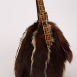 Ultra - Rare Fendi Fur and Zucchino Mamma Baguette - FashioNica