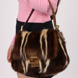 Ultra - Rare Fendi Fur and Zucchino Mamma Baguette - FashioNica