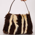 Ultra - Rare Fendi Fur and Zucchino Mamma Baguette - FashioNica