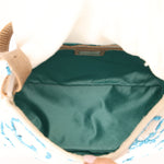 Ultra - Rare Fendi Linen Floral & Lizard Beaded Mamma Baguette - FashioNica