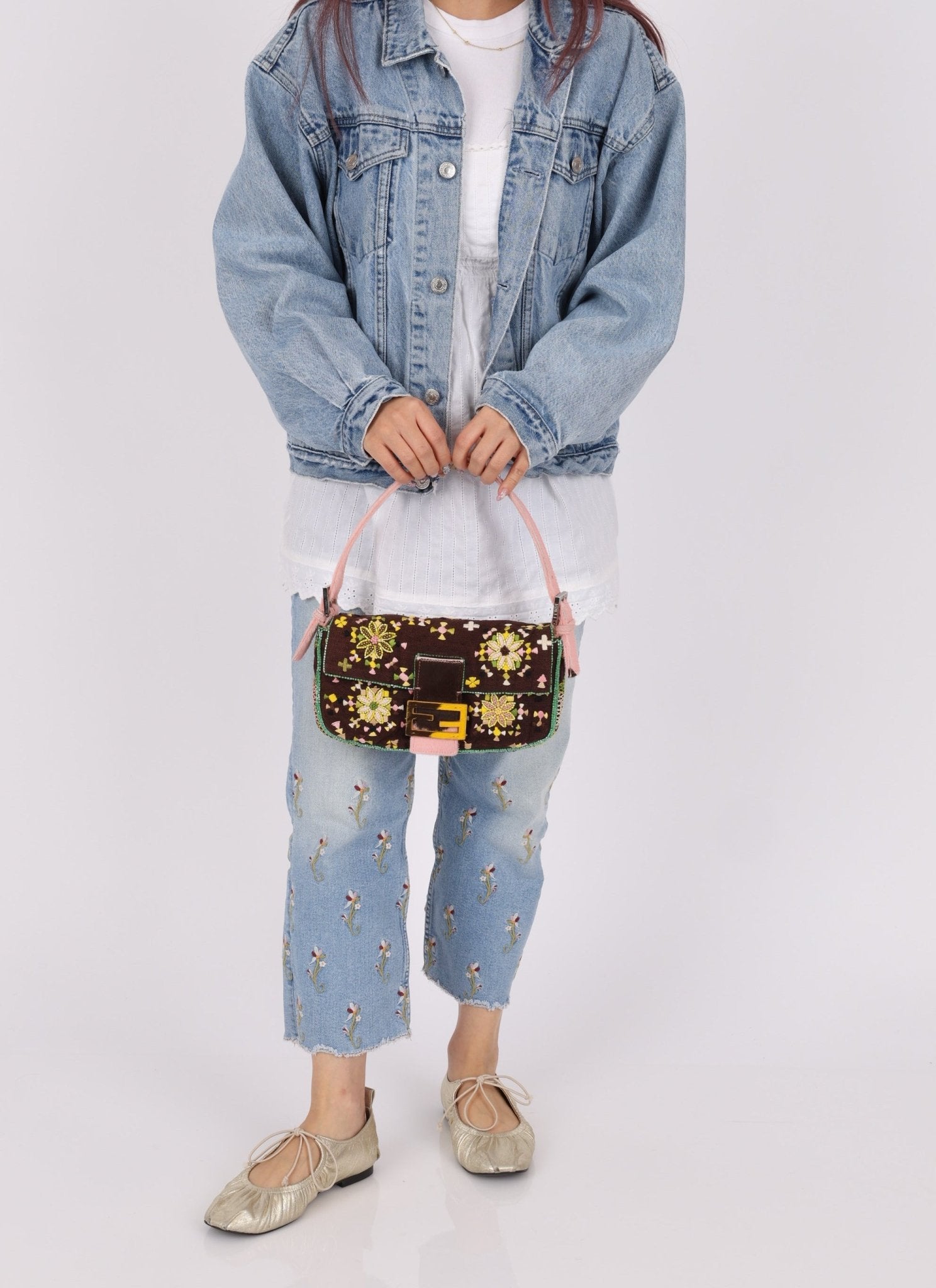 Ultra - Rare Fendi Ponyhair Beaded Baguette - FashioNica