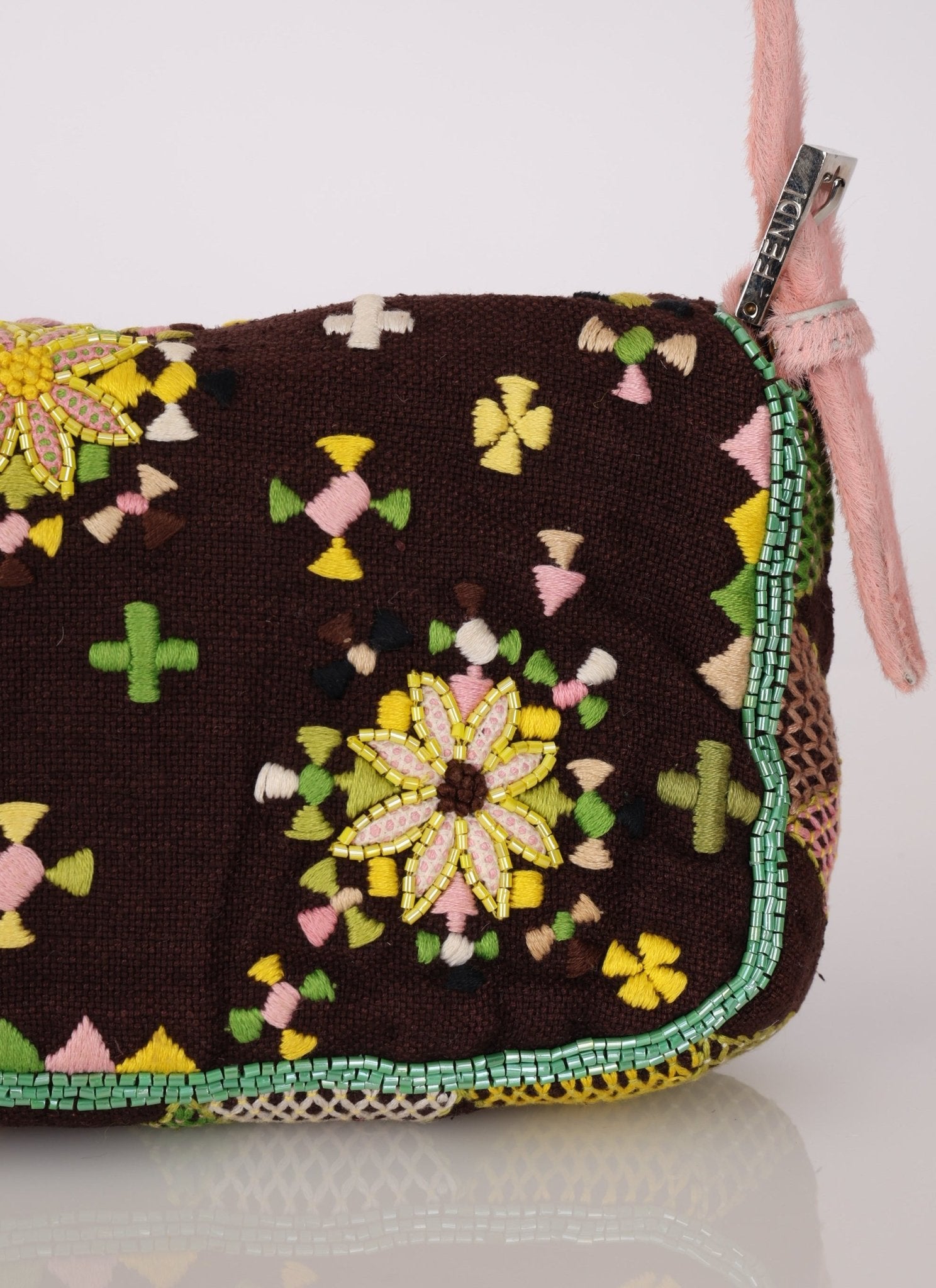 Ultra - Rare Fendi Ponyhair Beaded Baguette - FashioNica