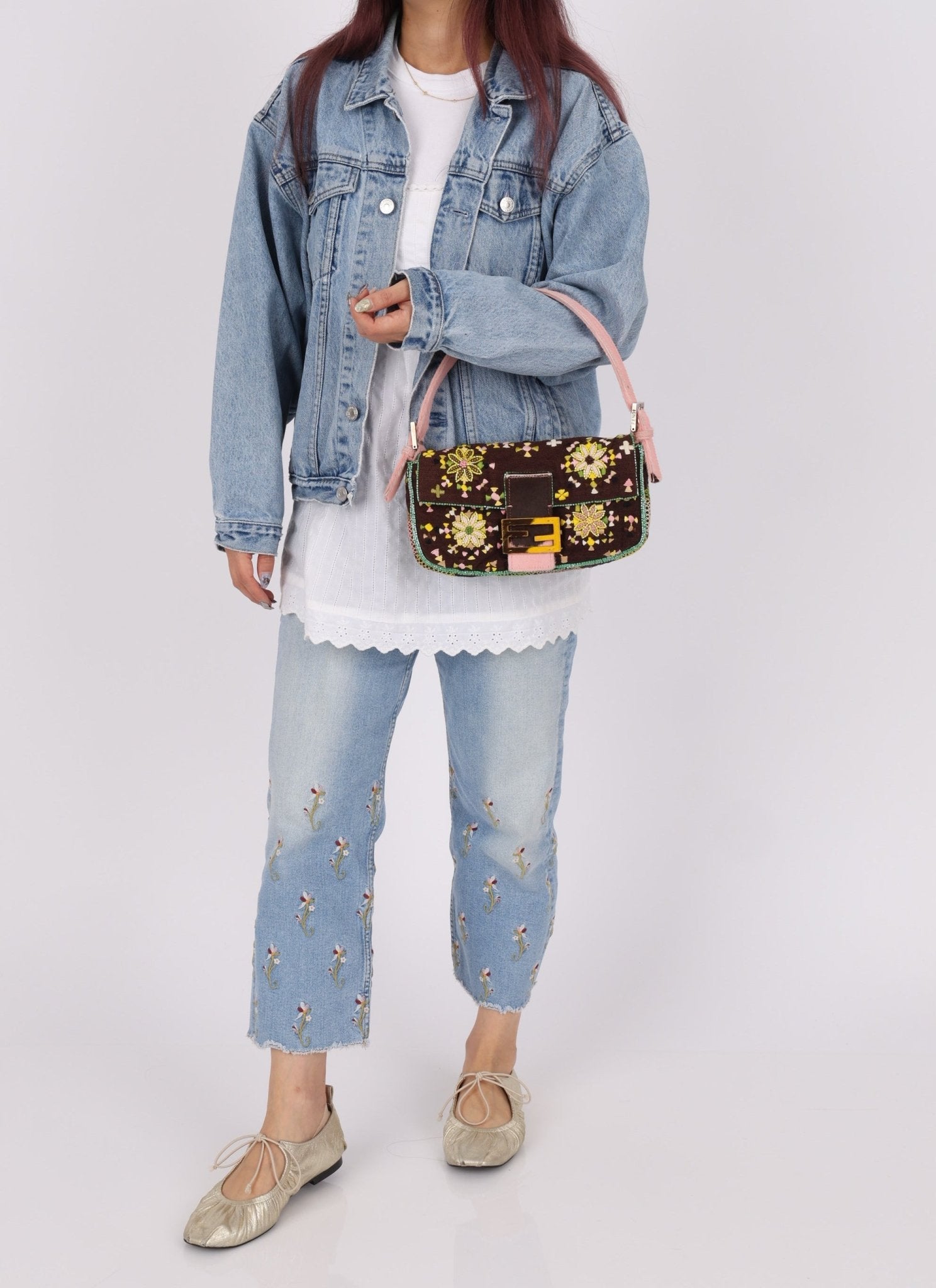 Ultra - Rare Fendi Ponyhair Beaded Baguette - FashioNica