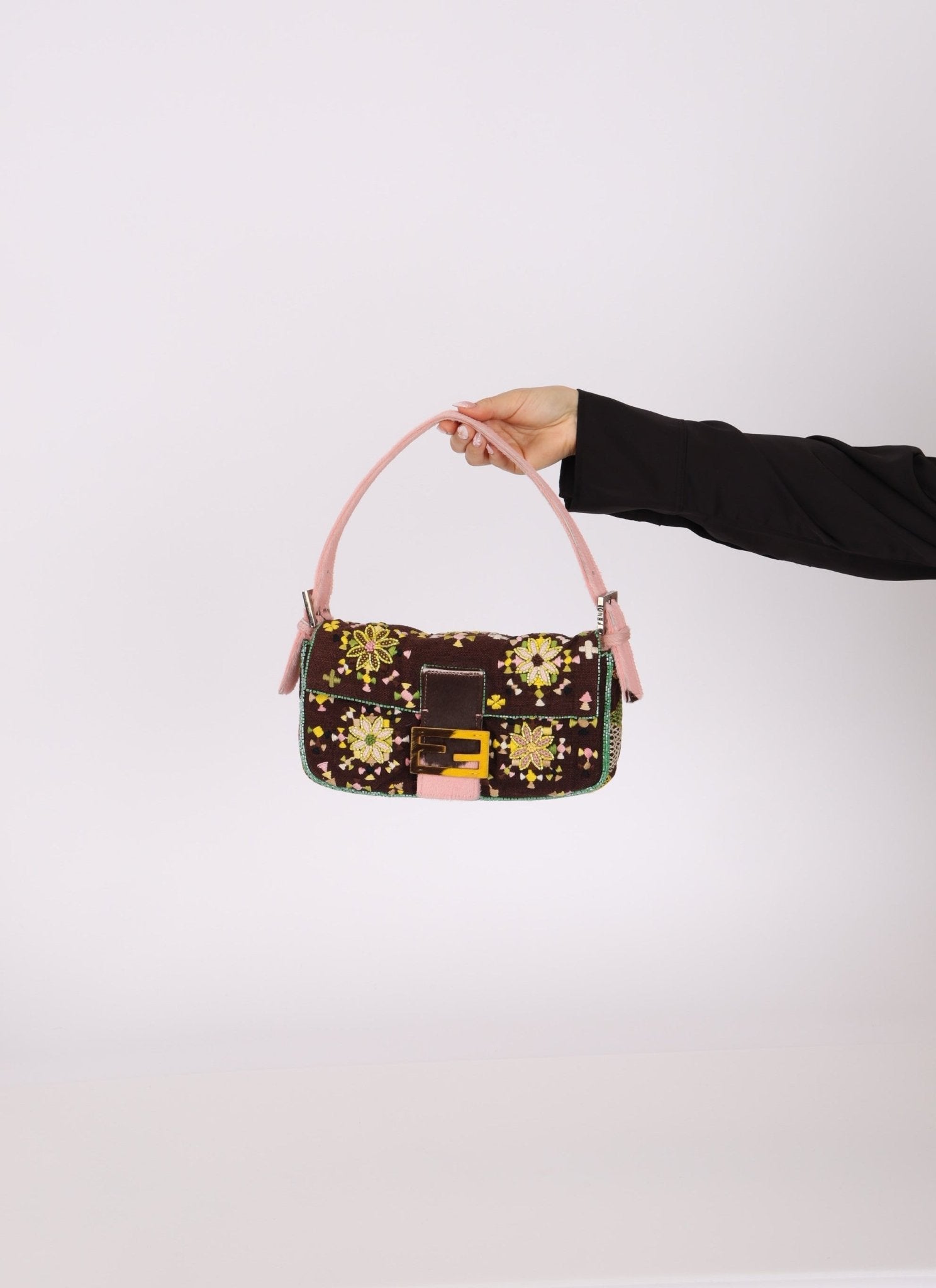 Ultra - Rare Fendi Ponyhair Beaded Baguette - FashioNica