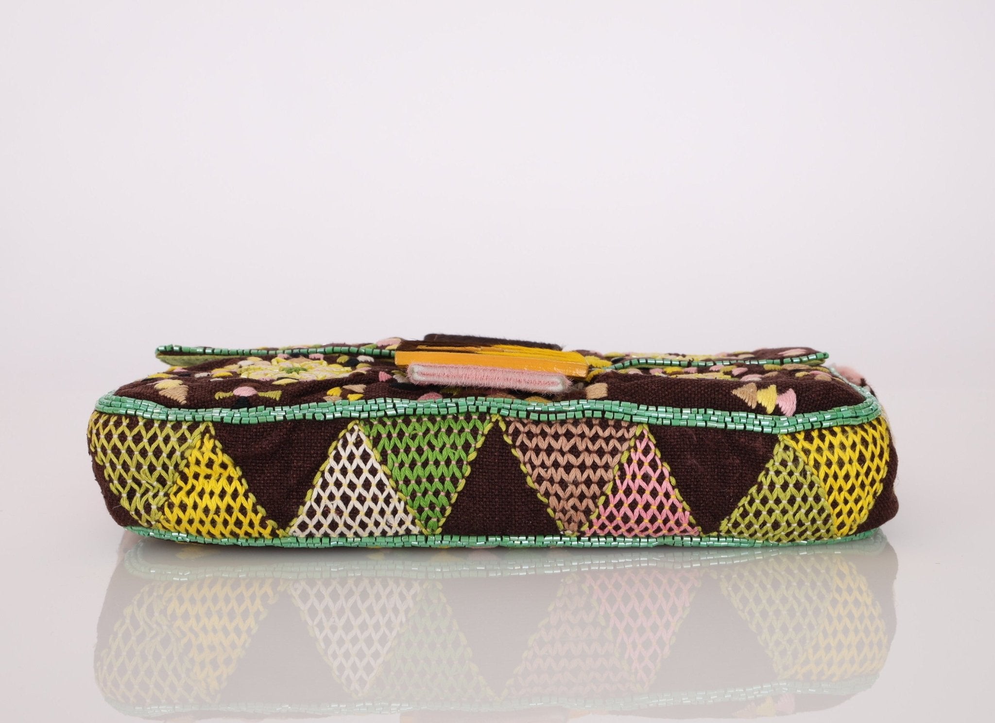 Ultra - Rare Fendi Ponyhair Beaded Baguette - FashioNica