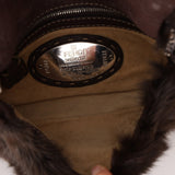 Ultra - Rare Fendi Rabbit Selleria Chocolate Mini Baguette - FashioNica