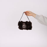 Ultra - Rare Fendi Rabbit Selleria Chocolate Mini Baguette - FashioNica