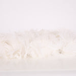 Ultra - Rare Fendi White Ostrich Feather Baguette - FashioNica