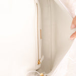 Ultra - Rare Fendi White Ostrich Feather Baguette - FashioNica