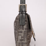 Ultra - Rare Fendi Zucca Metallic Crystal Baguette - FashioNica