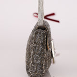 Ultra - Rare Fendi Zucchino Beaded Mini Baguette on Lizard Strap - FashioNica
