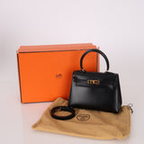 Ultra - Rare Hermès 1992 Box Mini Kelly Top Handle - FashioNica