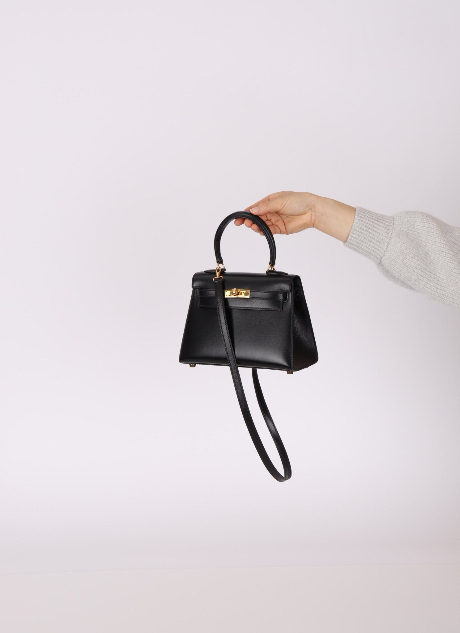 Ultra - Rare Hermès 1992 Box Mini Kelly Top Handle - FashioNica