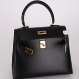 Ultra - Rare Hermès 1992 Box Mini Kelly Top Handle - FashioNica