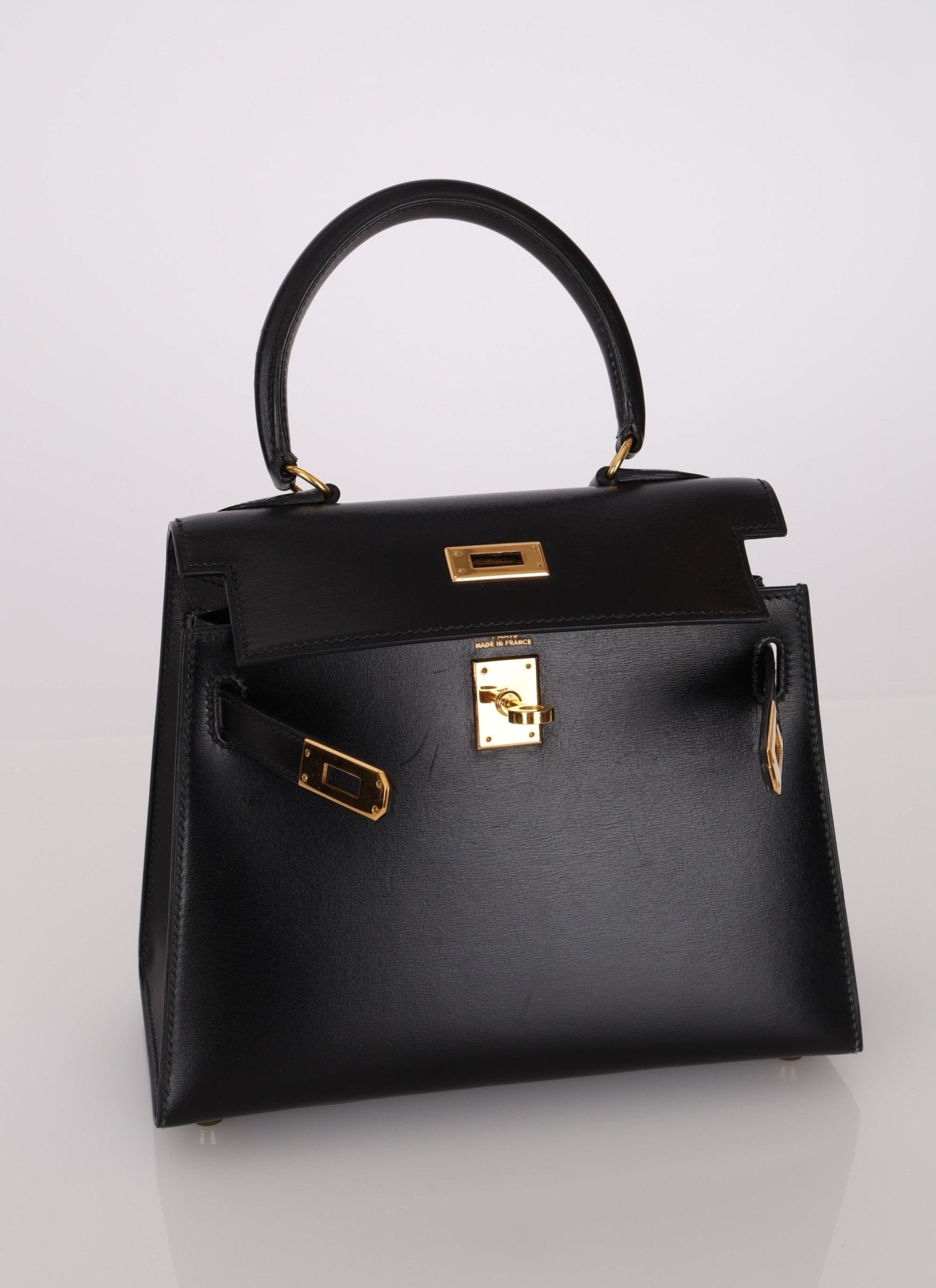 Ultra - Rare Hermès 1992 Box Mini Kelly Top Handle - FashioNica