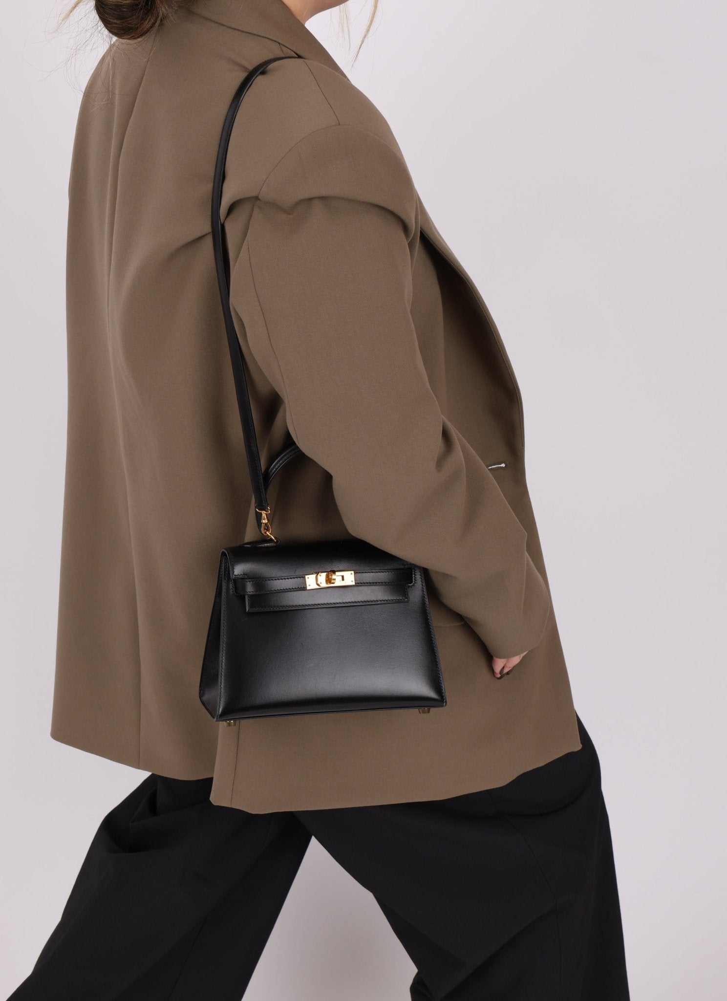 Ultra - Rare Hermès 1992 Box Mini Kelly Top Handle - FashioNica