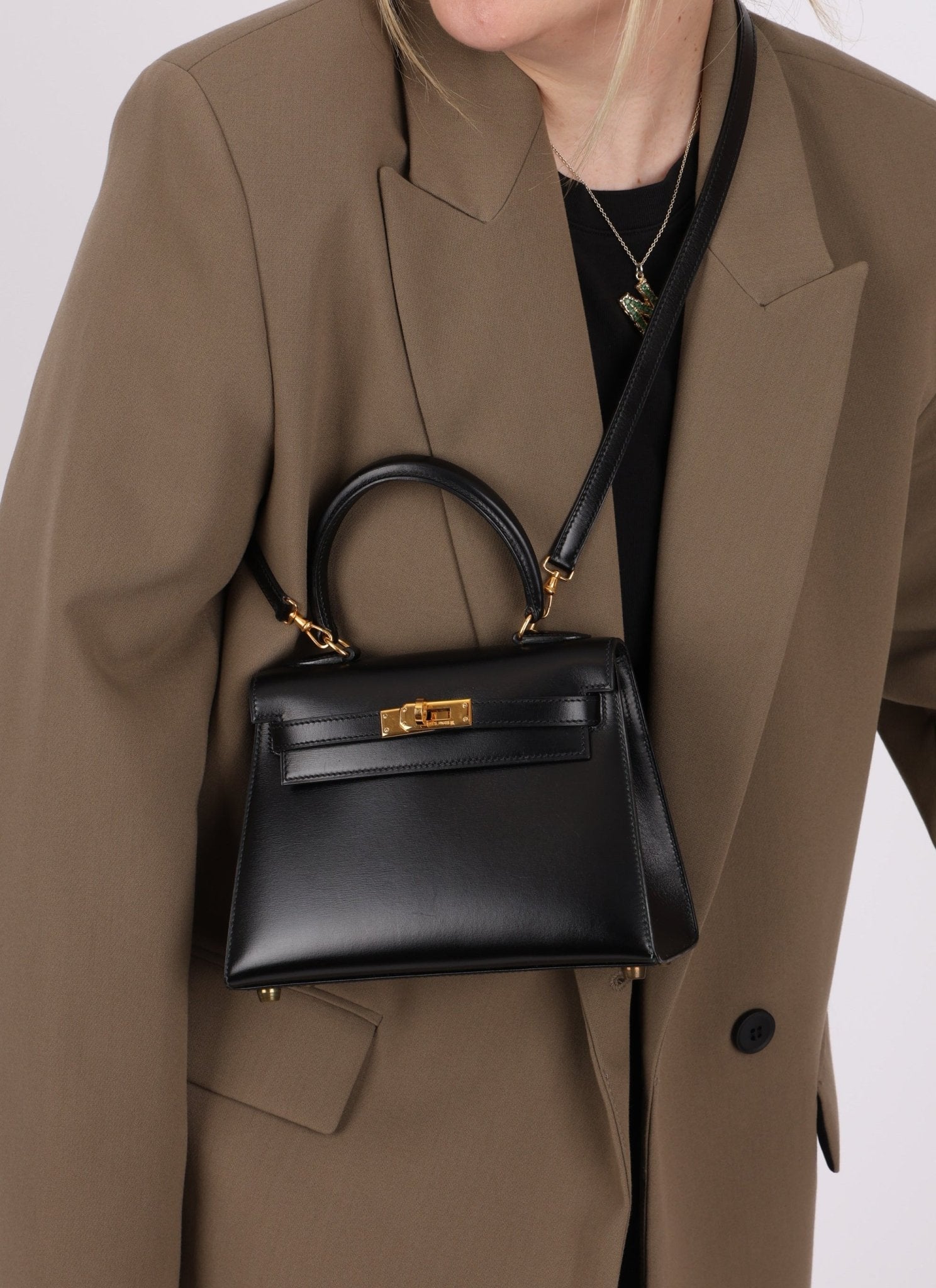 Ultra - Rare Hermès 1992 Box Mini Kelly Top Handle - FashioNica