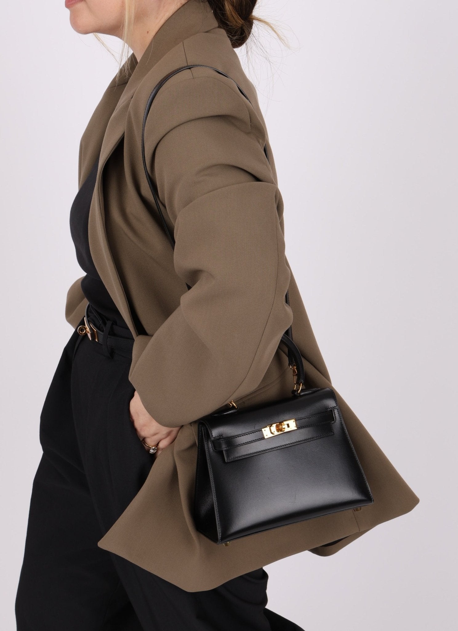 Ultra - Rare Hermès 1992 Box Mini Kelly Top Handle - FashioNica