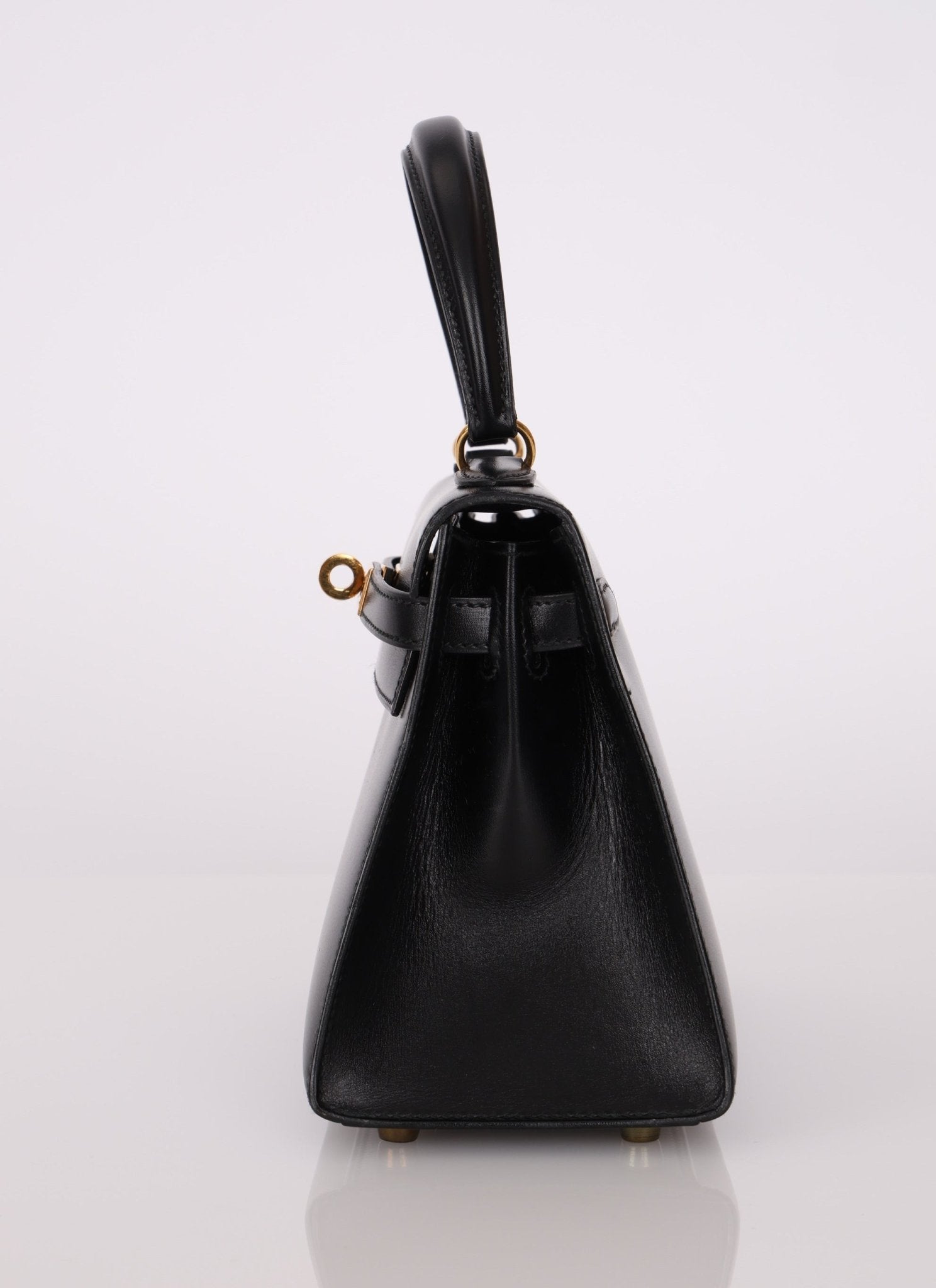 Ultra - Rare Hermès 1992 Box Mini Kelly Top Handle - FashioNica