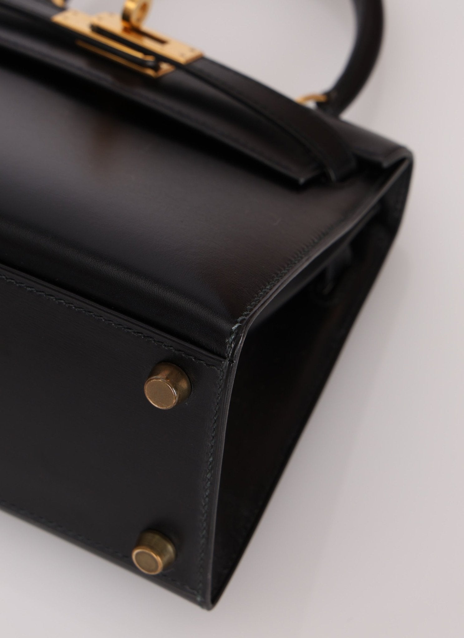 Ultra - Rare Hermès 1992 Box Mini Kelly Top Handle - FashioNica